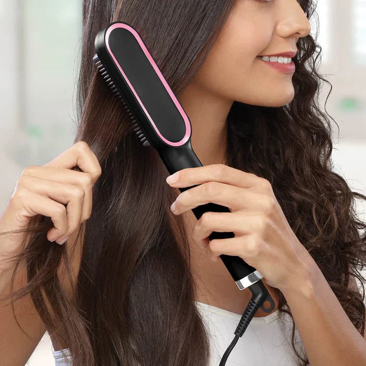 Cepillo Alisador + Logra un Cabello Suave y Liso en Segundos